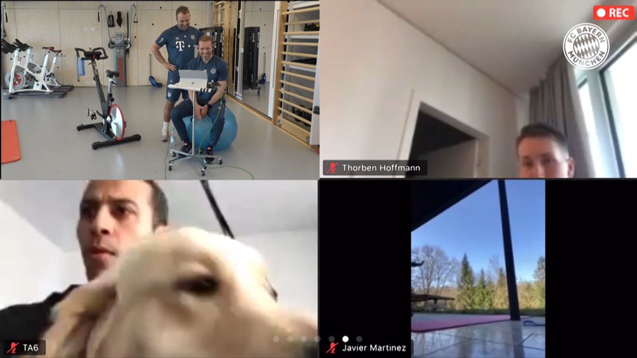 Bayern Munich Hold Cyber Training Session Watch Espn