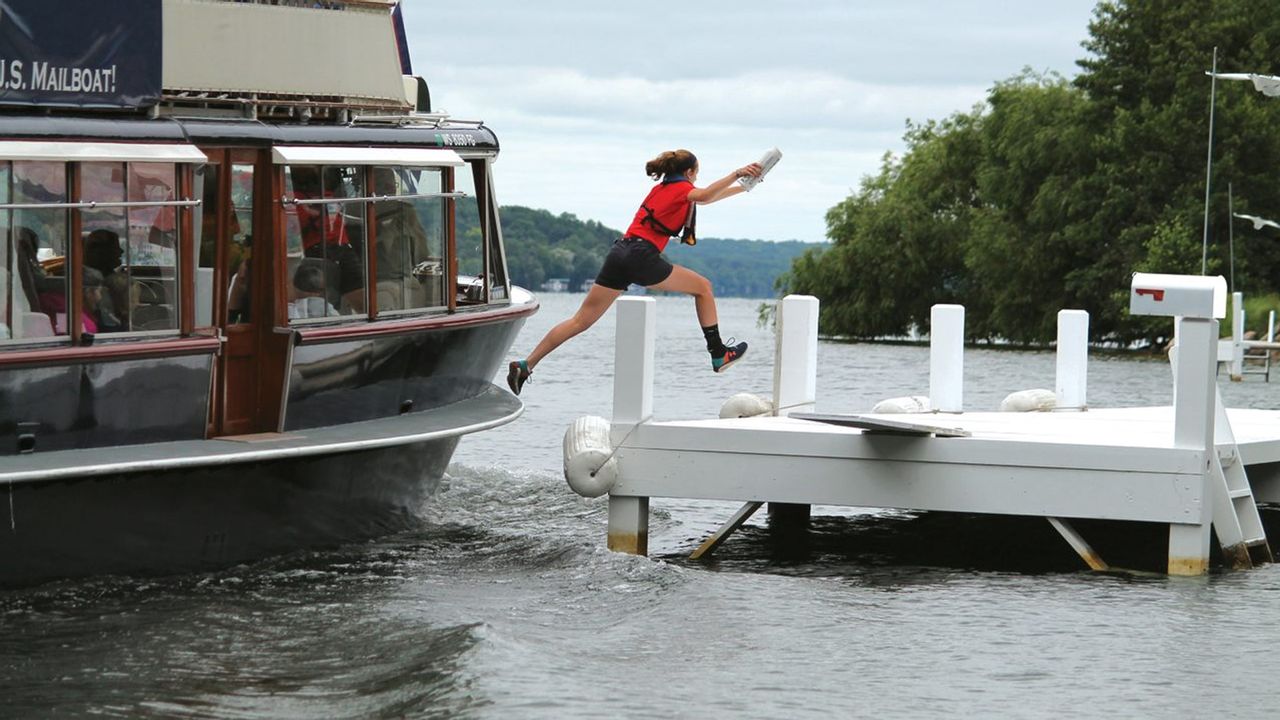 Mailboat Jumping
