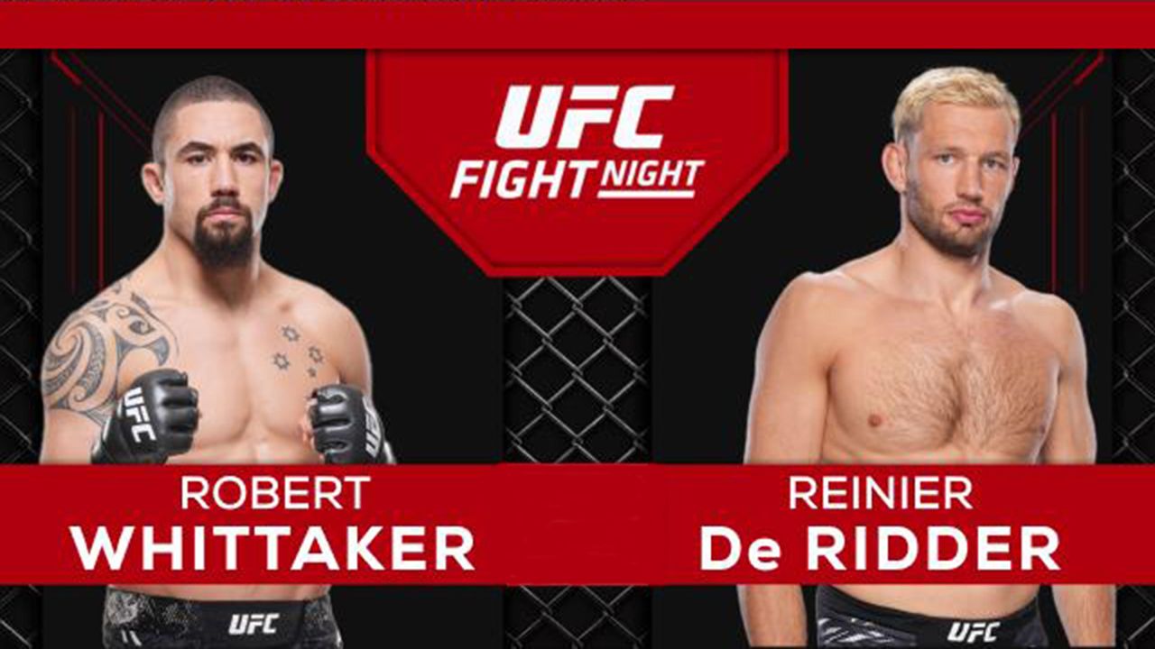 UFC Live: Whittaker vs. de Ridder