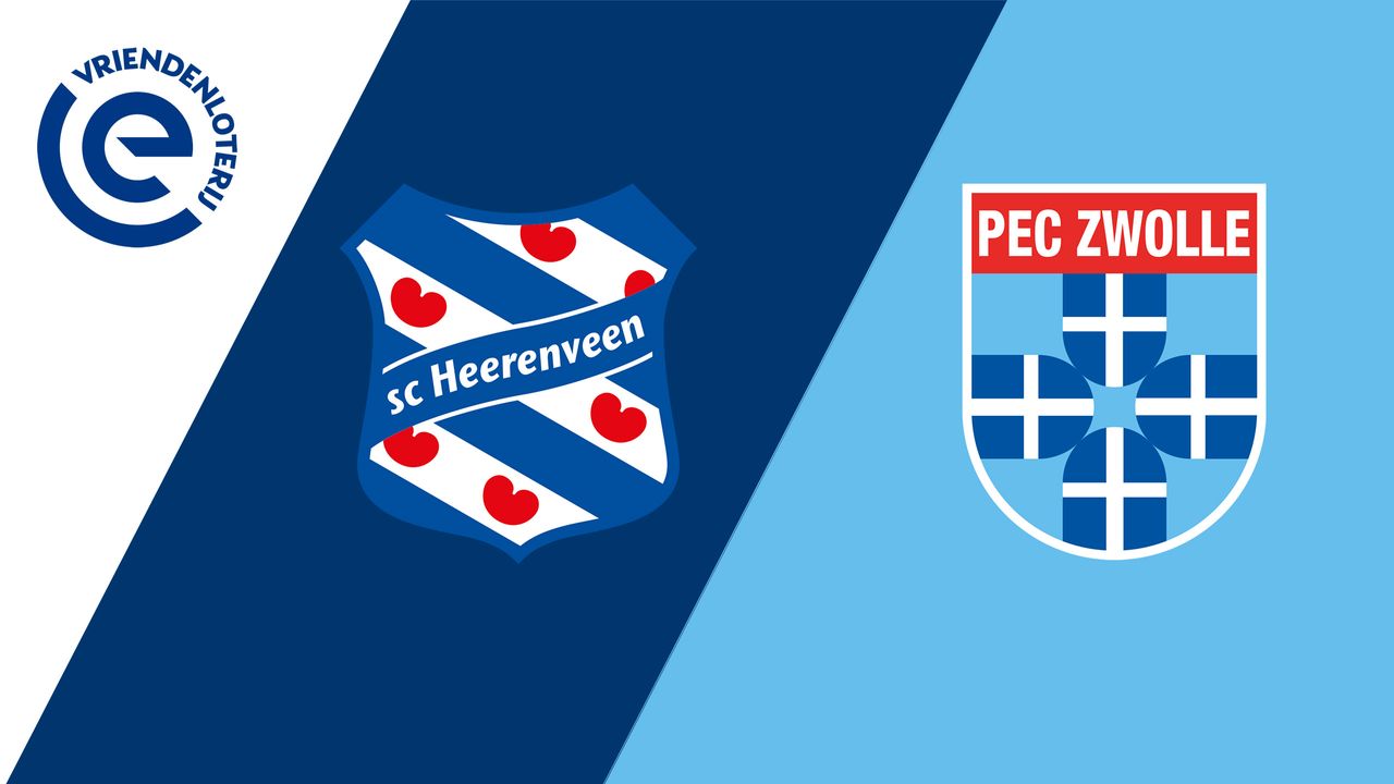 sc Heerenveen - PEC Zwolle (Samenvatting)