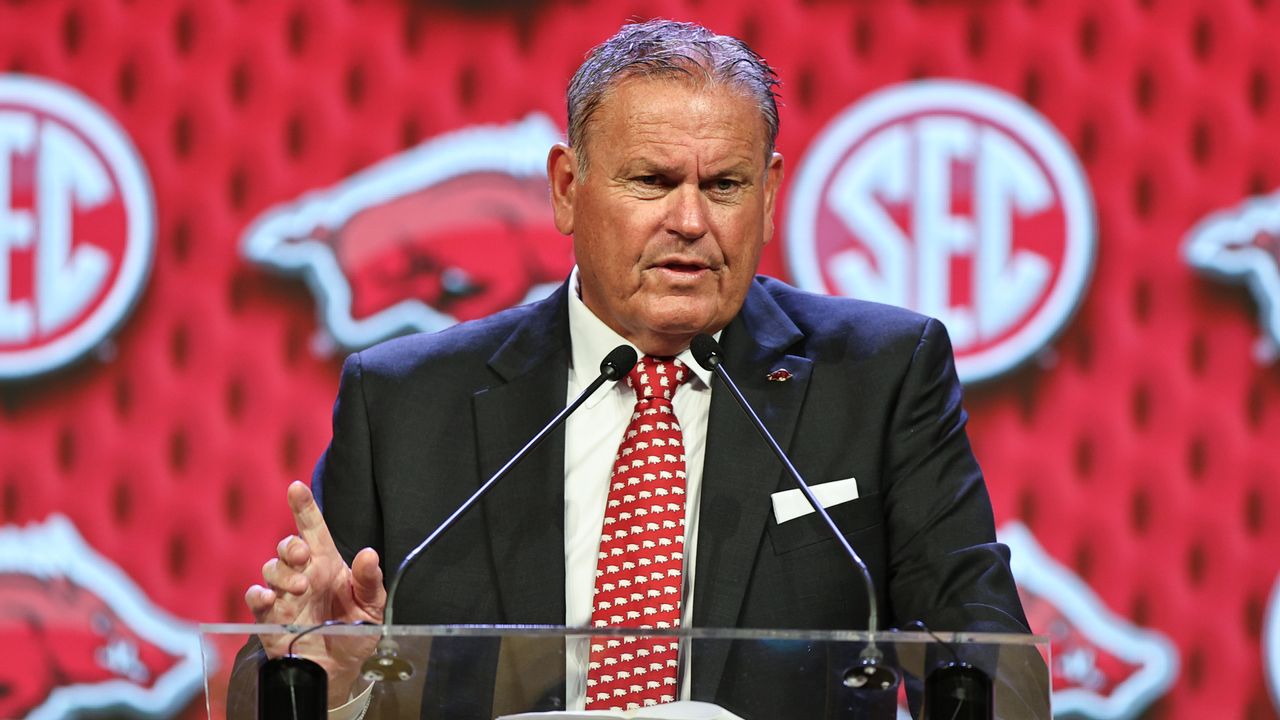 2025 SEC Football Media Days - Sam Pittman